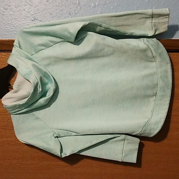 Girls minty Green Adidas sweatshirt - Picture 3 of 3